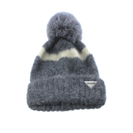 GORRO SEÑORA GRIS