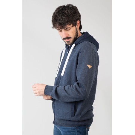 SUDADERA ABIERTA  CON CAPUCHA