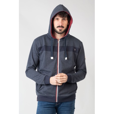 SUDADERA ABIERTA  CON CAPUCHA