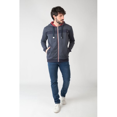 SUDADERA ABIERTA  CON CAPUCHA