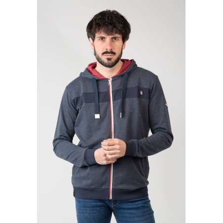 SUDADERA ABIERTA  CON CAPUCHA