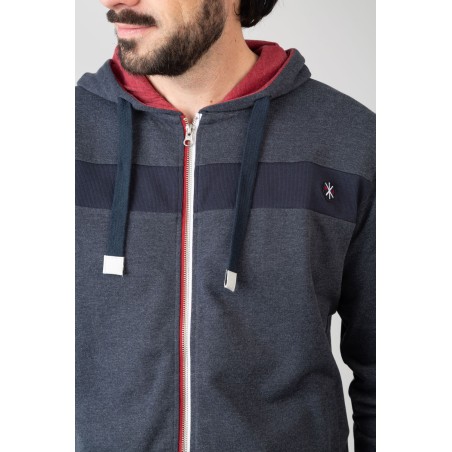 SUDADERA ABIERTA  CON CAPUCHA