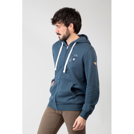 SUDADERA ABIERTA  CON CAPUCHA