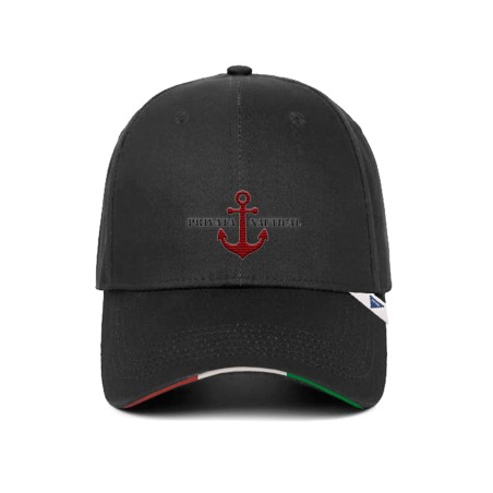 Gorra caballero nautica negra